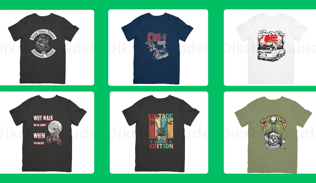 T-Shirt Print Designs for Throttle Therapy Company